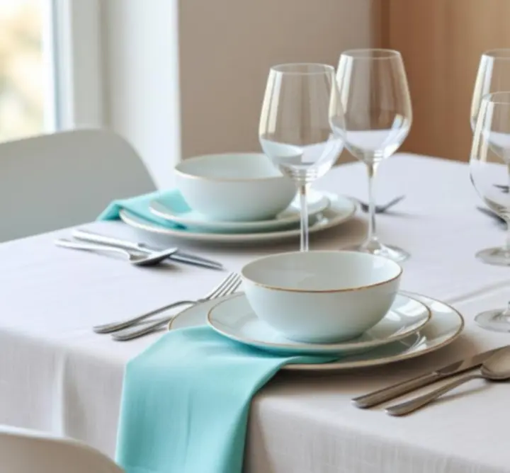 Szépségesen terített magyar asztal